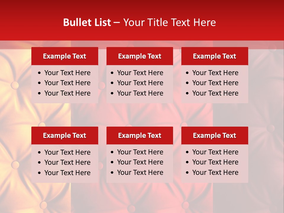 Red Button Stylish PowerPoint Template