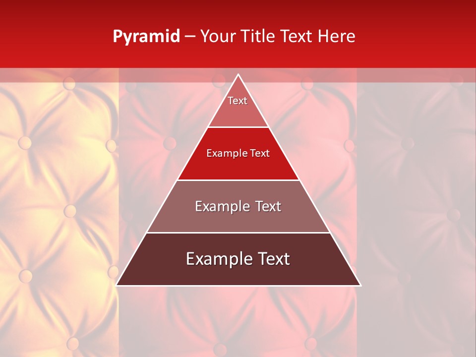 Red Button Stylish PowerPoint Template