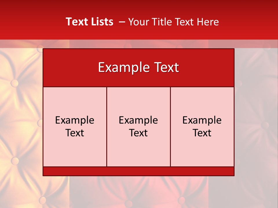 Red Button Stylish PowerPoint Template