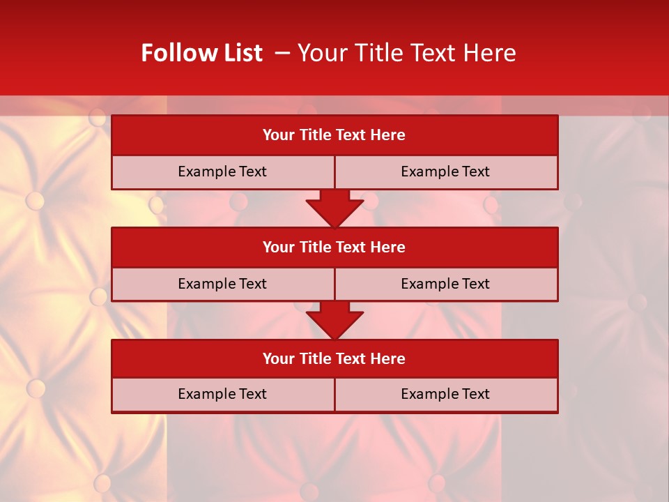 Red Button Stylish PowerPoint Template