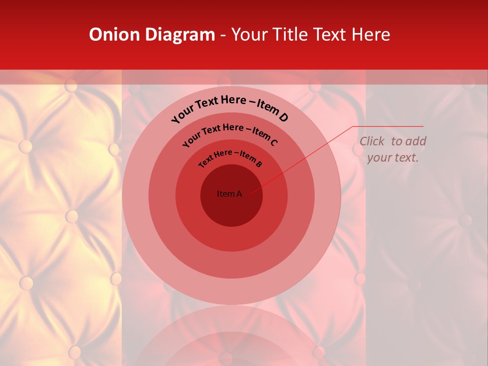 Red Button Stylish PowerPoint Template