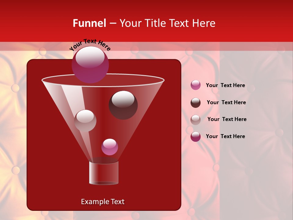Red Button Stylish PowerPoint Template