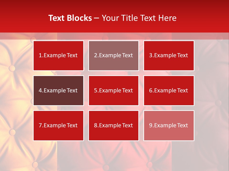 Red Button Stylish PowerPoint Template
