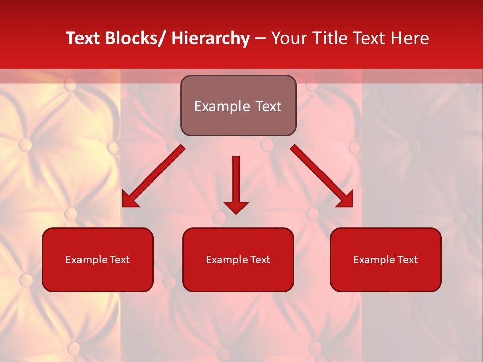 Red Button Stylish PowerPoint Template