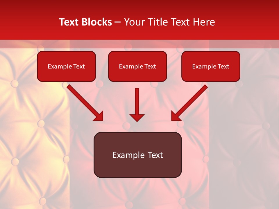 Red Button Stylish PowerPoint Template