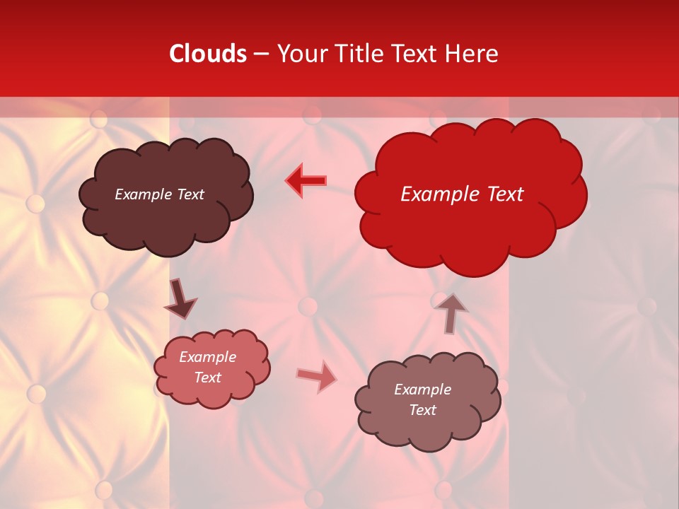 Red Button Stylish PowerPoint Template