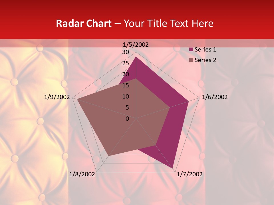 Red Button Stylish PowerPoint Template