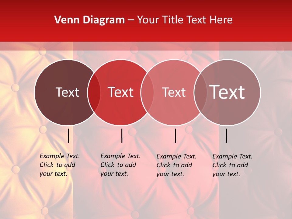 Red Button Stylish PowerPoint Template