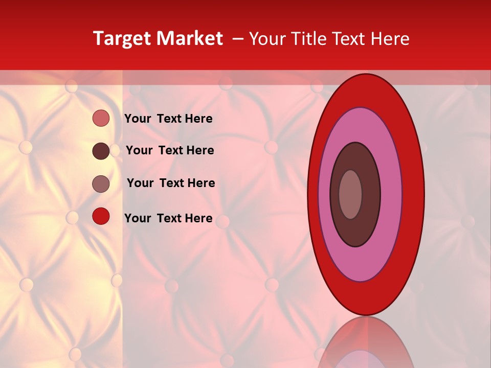 Red Button Stylish PowerPoint Template