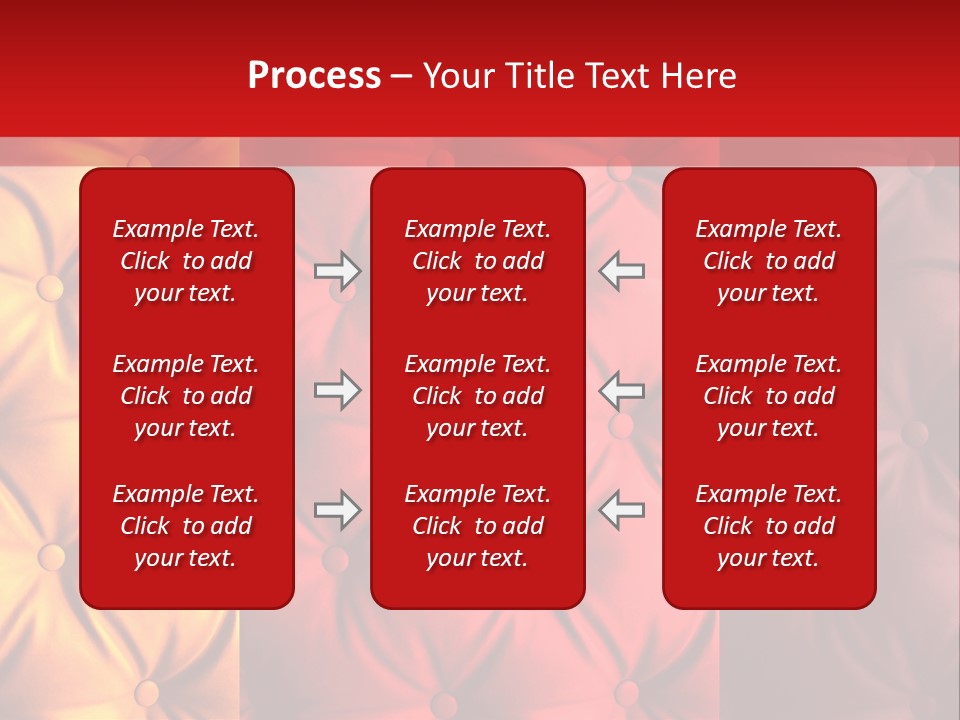 Red Button Stylish PowerPoint Template