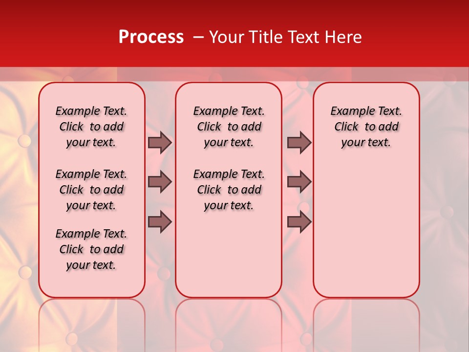 Red Button Stylish PowerPoint Template
