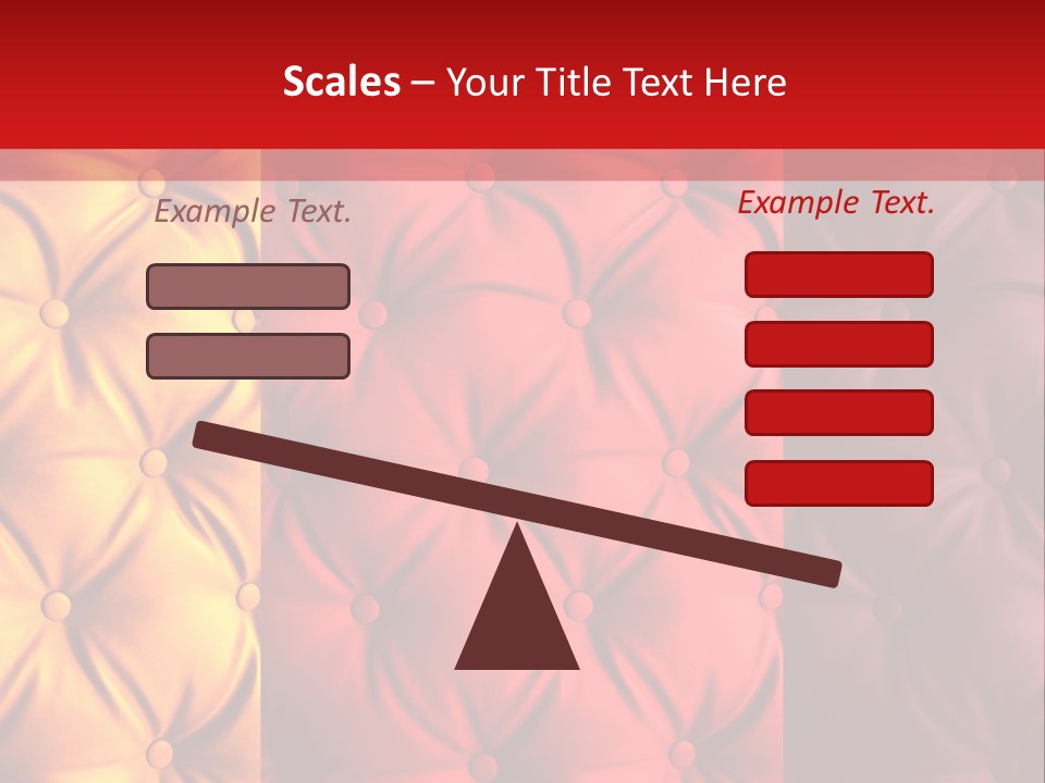 Red Button Stylish PowerPoint Template