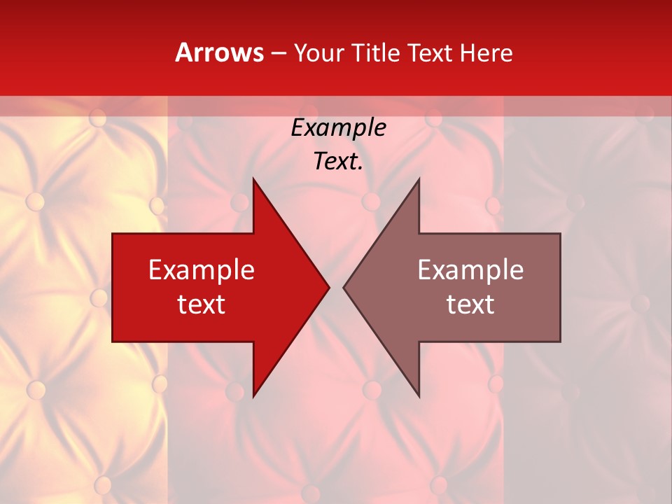 Red Button Stylish PowerPoint Template