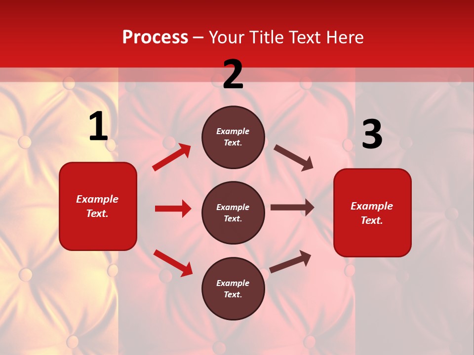 Red Button Stylish PowerPoint Template