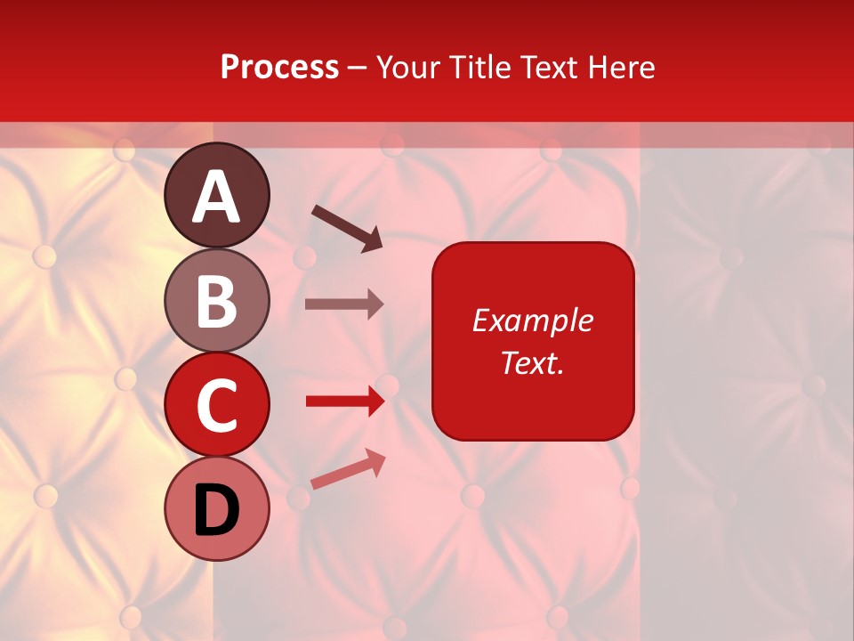 Red Button Stylish PowerPoint Template