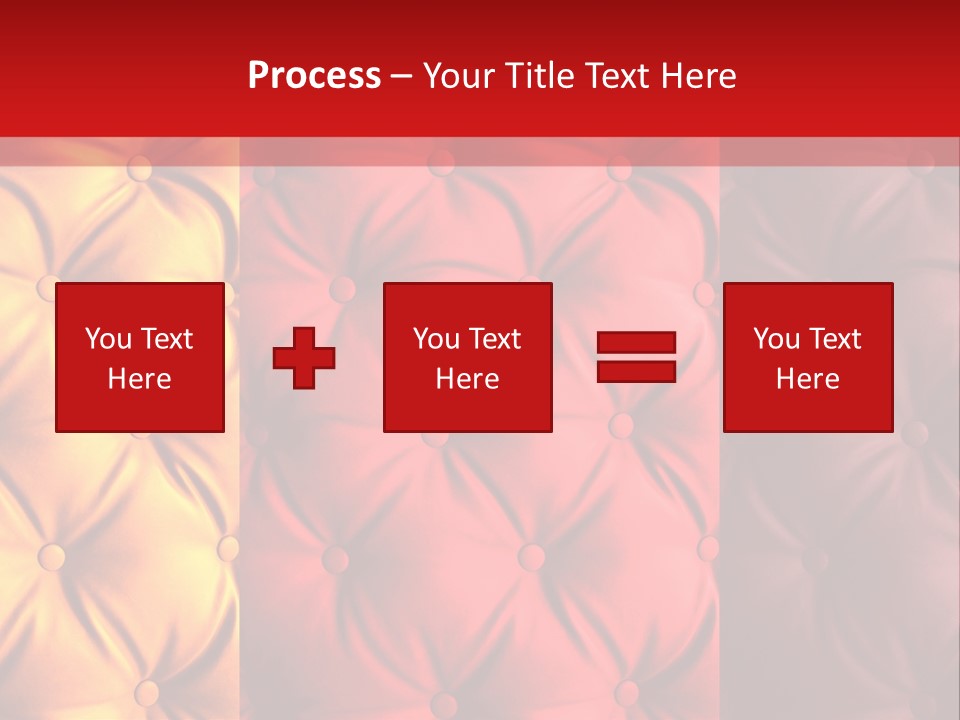 Red Button Stylish PowerPoint Template