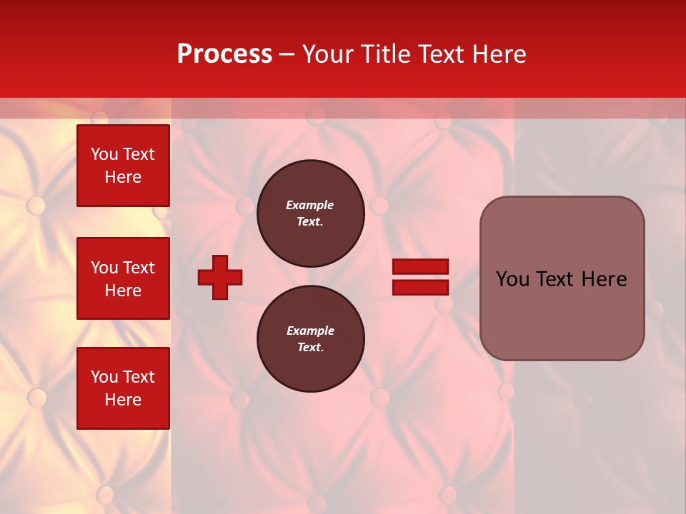 Red Button Stylish PowerPoint Template