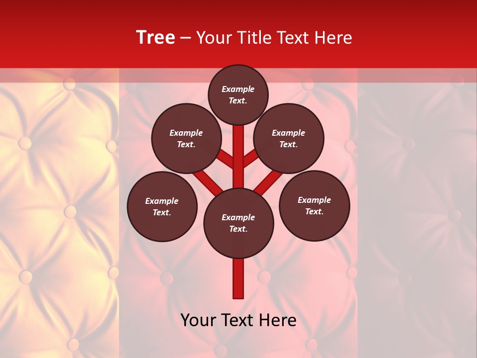 Red Button Stylish PowerPoint Template