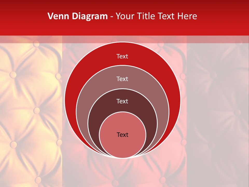 Red Button Stylish PowerPoint Template