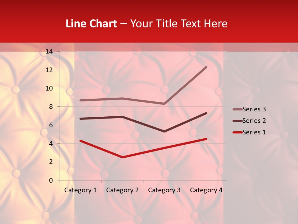 Red Button Stylish PowerPoint Template
