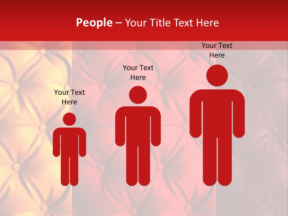 Red Button Stylish PowerPoint Template