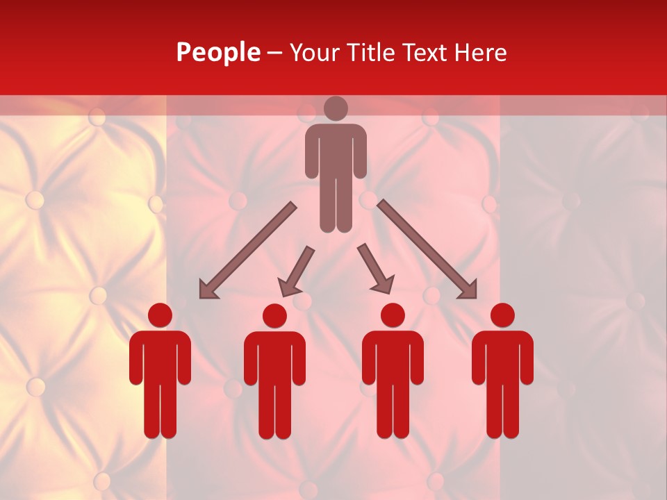 Red Button Stylish PowerPoint Template