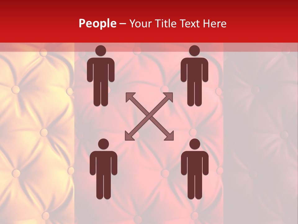 Red Button Stylish PowerPoint Template