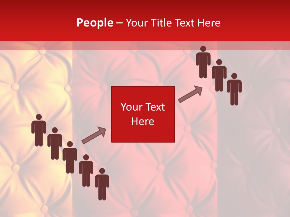 Red Button Stylish PowerPoint Template