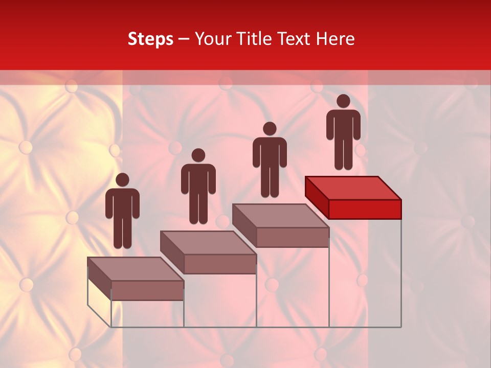 Red Button Stylish PowerPoint Template