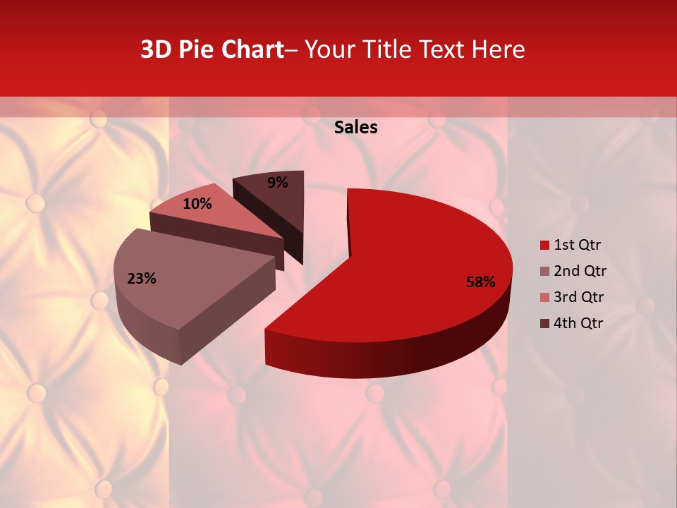Red Button Stylish PowerPoint Template