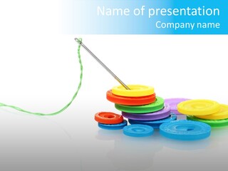Notions Buttons Group PowerPoint Template