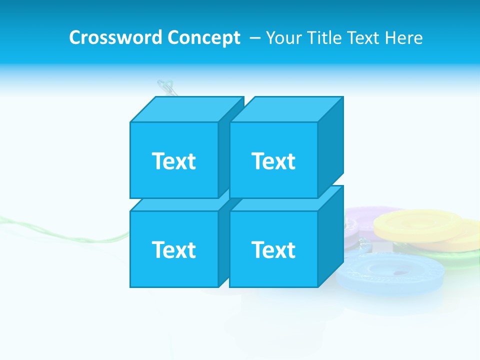 Notions Buttons Group PowerPoint Template