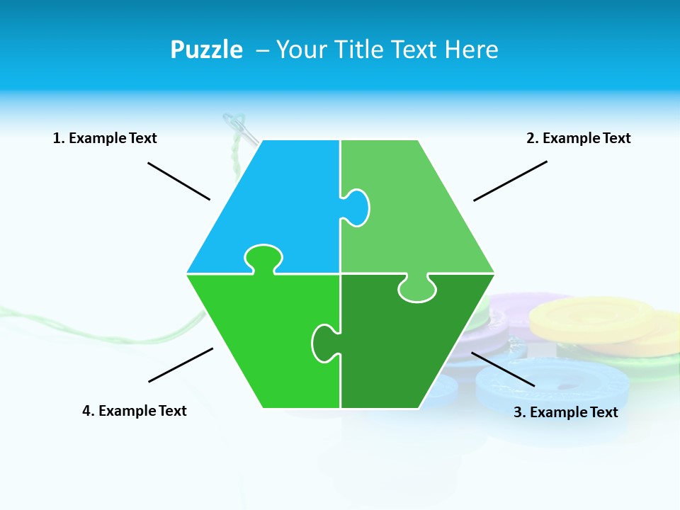 Notions Buttons Group PowerPoint Template