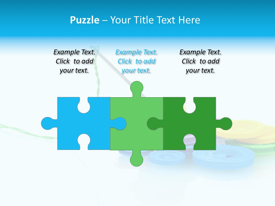 Notions Buttons Group PowerPoint Template