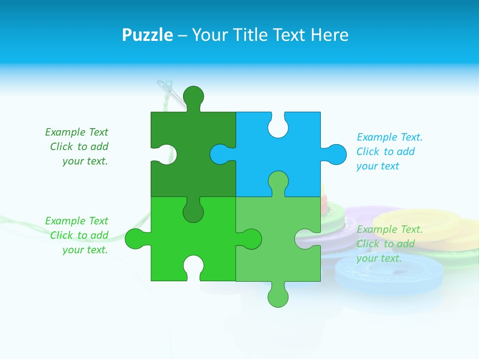 Notions Buttons Group PowerPoint Template