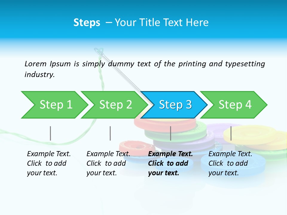 Notions Buttons Group PowerPoint Template
