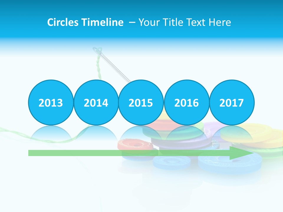 Notions Buttons Group PowerPoint Template