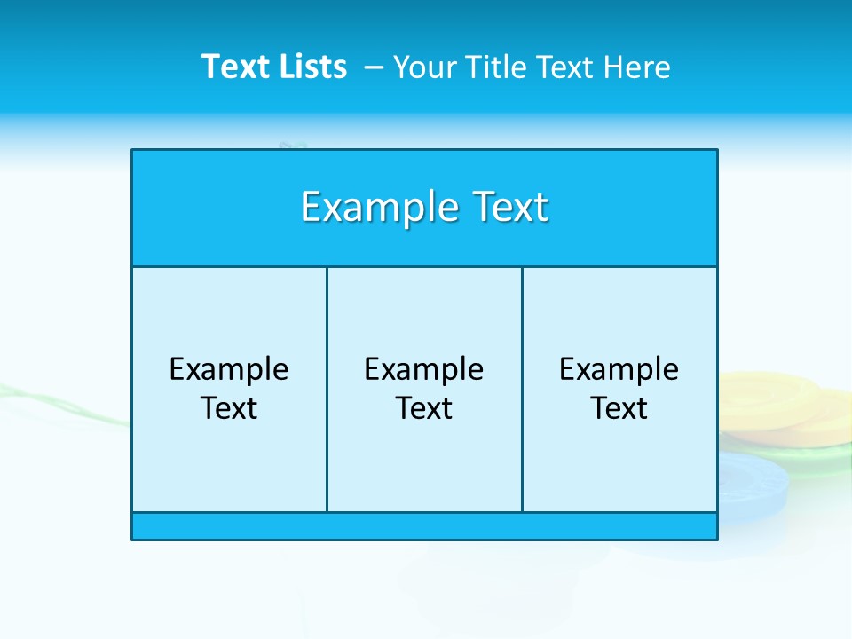 Notions Buttons Group PowerPoint Template