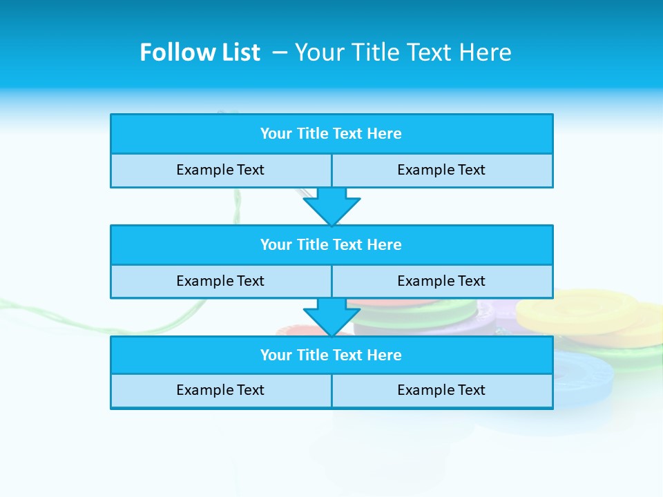 Notions Buttons Group PowerPoint Template