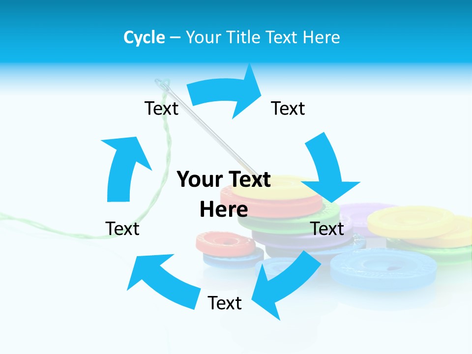 Notions Buttons Group PowerPoint Template