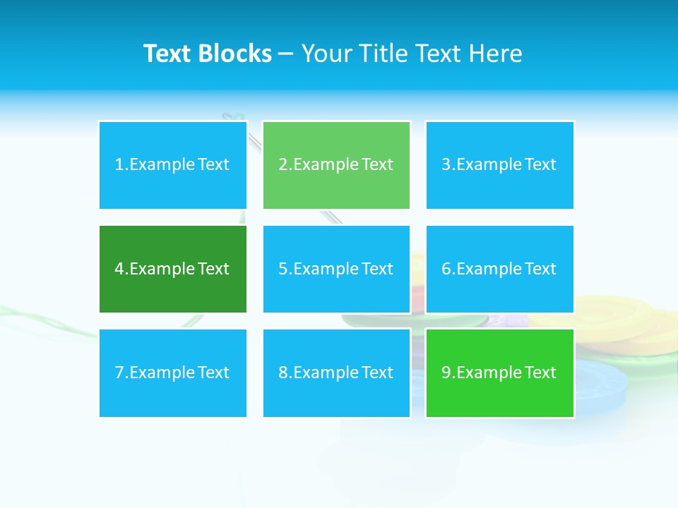 Notions Buttons Group PowerPoint Template