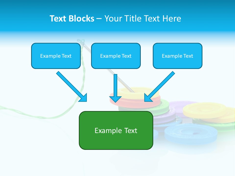 Notions Buttons Group PowerPoint Template