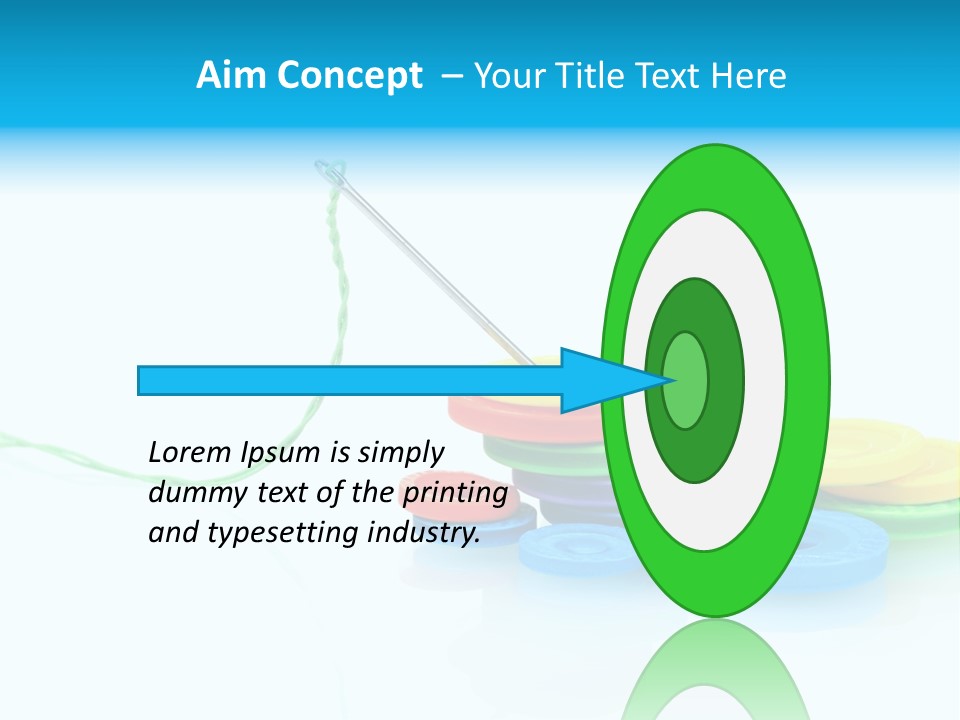 Notions Buttons Group PowerPoint Template