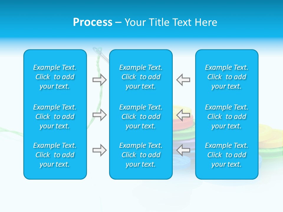 Notions Buttons Group PowerPoint Template