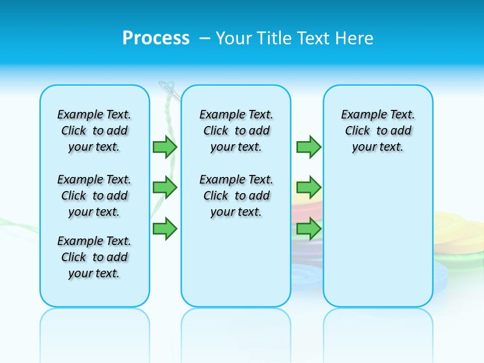 Notions Buttons Group PowerPoint Template