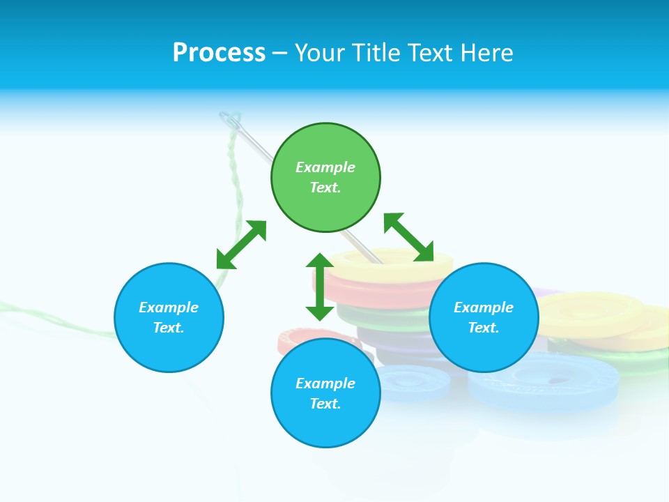 Notions Buttons Group PowerPoint Template