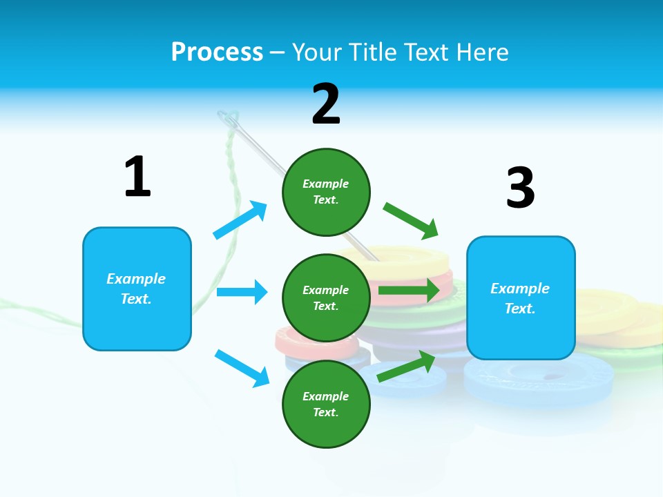 Notions Buttons Group PowerPoint Template