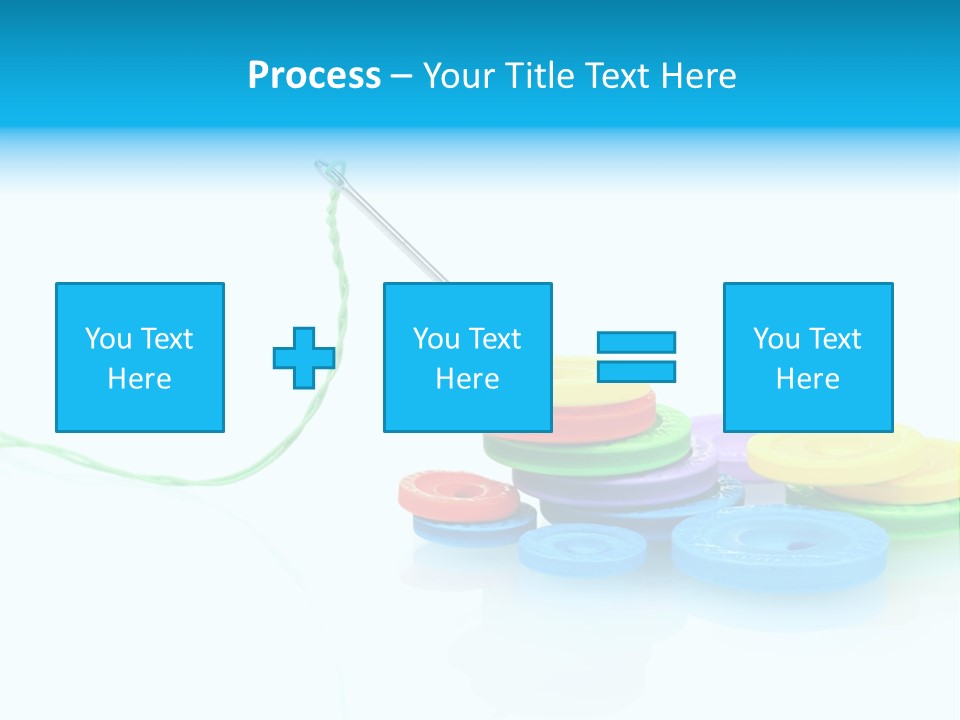 Notions Buttons Group PowerPoint Template