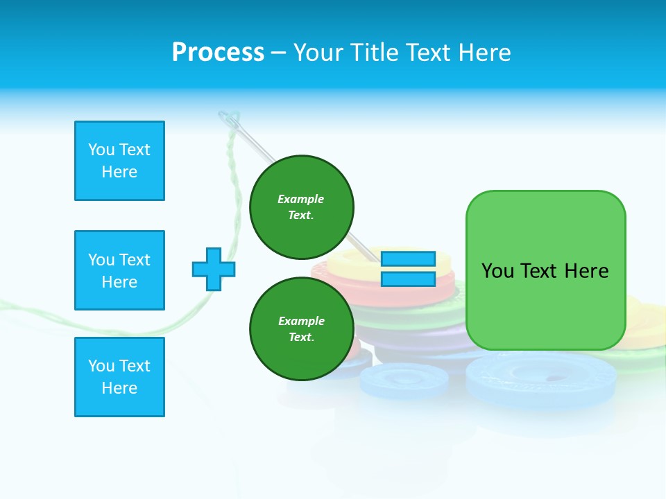 Notions Buttons Group PowerPoint Template