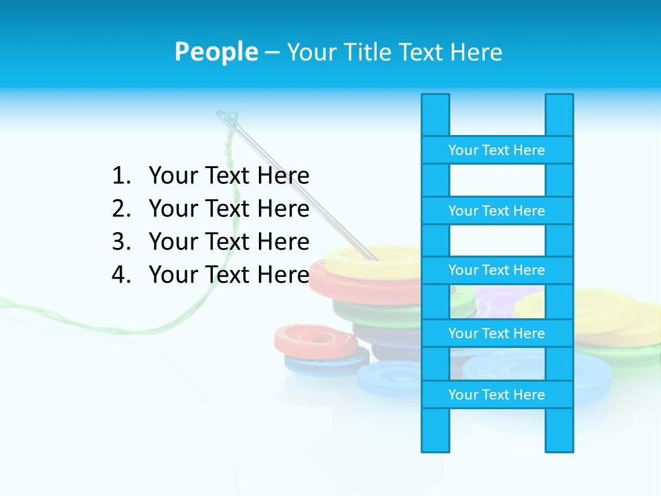 Notions Buttons Group PowerPoint Template